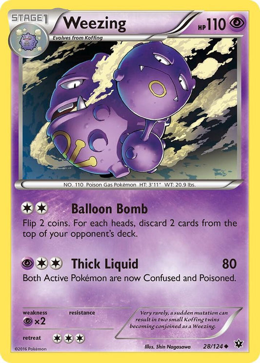 Weezing [XY - Fates Collide] 28/124