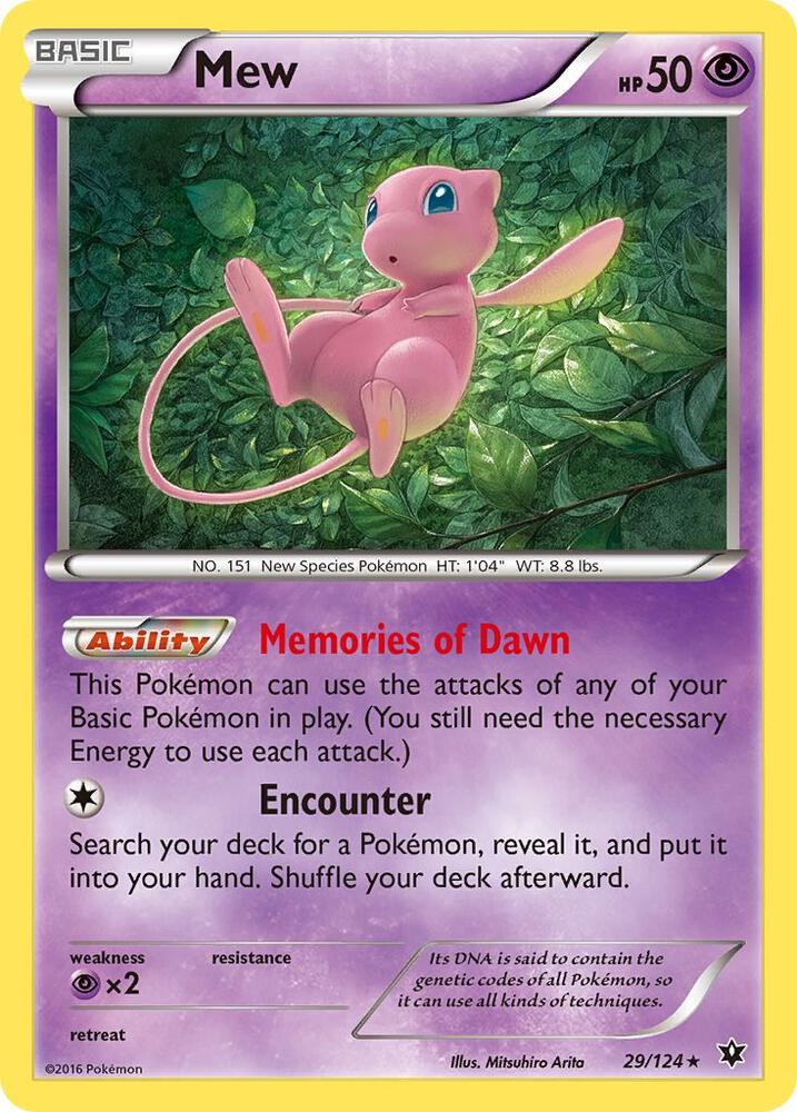 Mew [XY - Fates Collide] 29/124