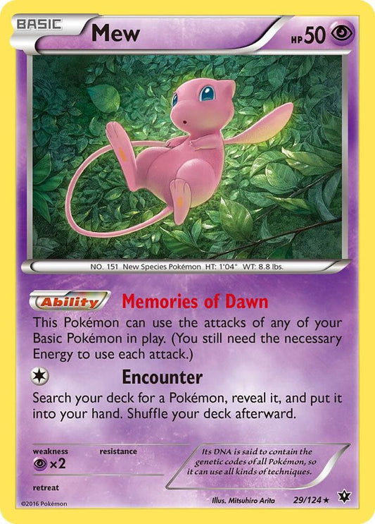 Mew [XY - Fates Collide] 29/124