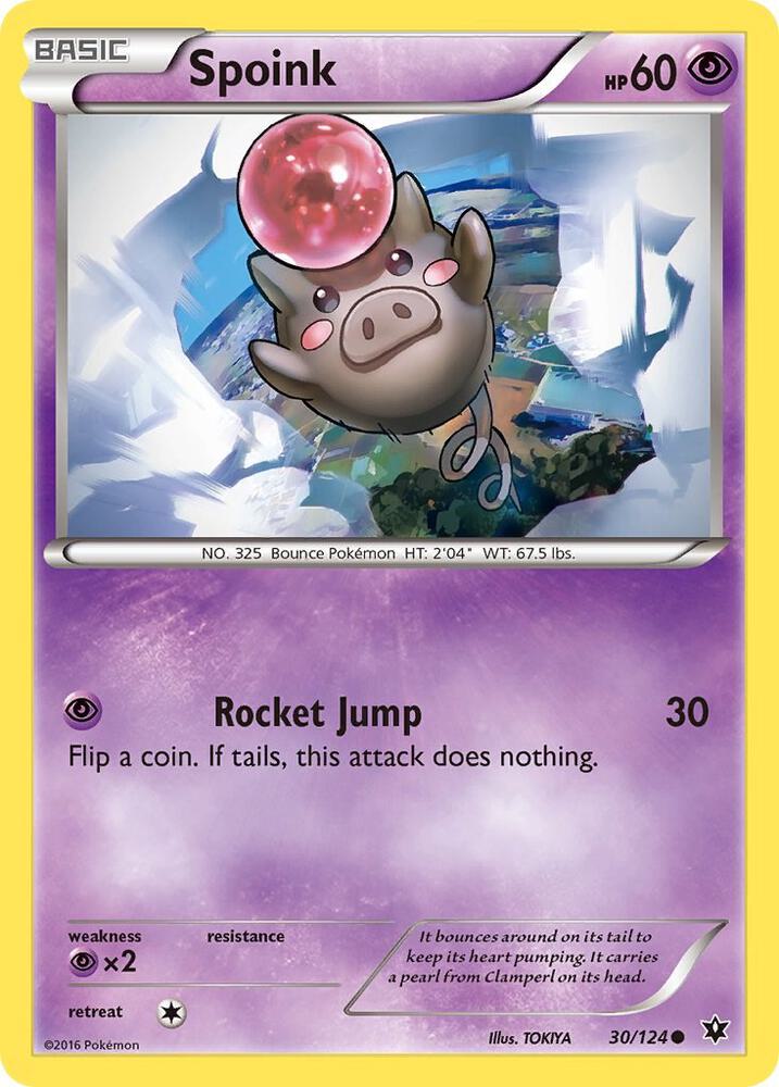 Spoink [XY - Fates Collide] 30/124