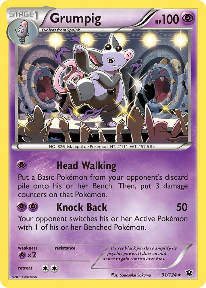 Grumpig [XY - Fates Collide] 31/124