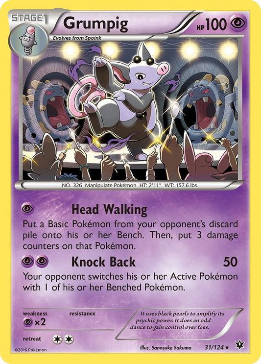 Grumpig [XY - Fates Collide] 31/124