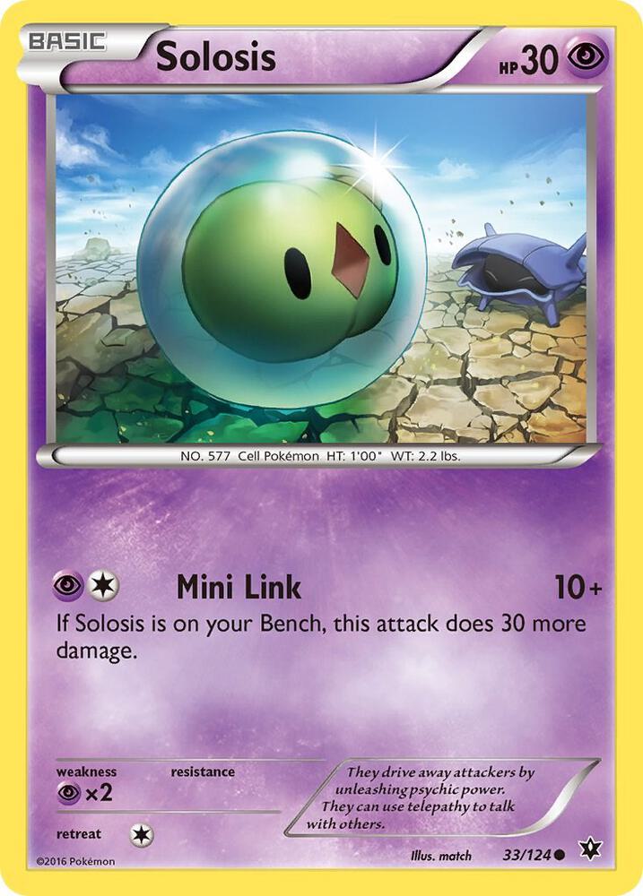 Solosis [XY - Fates Collide] 33/124