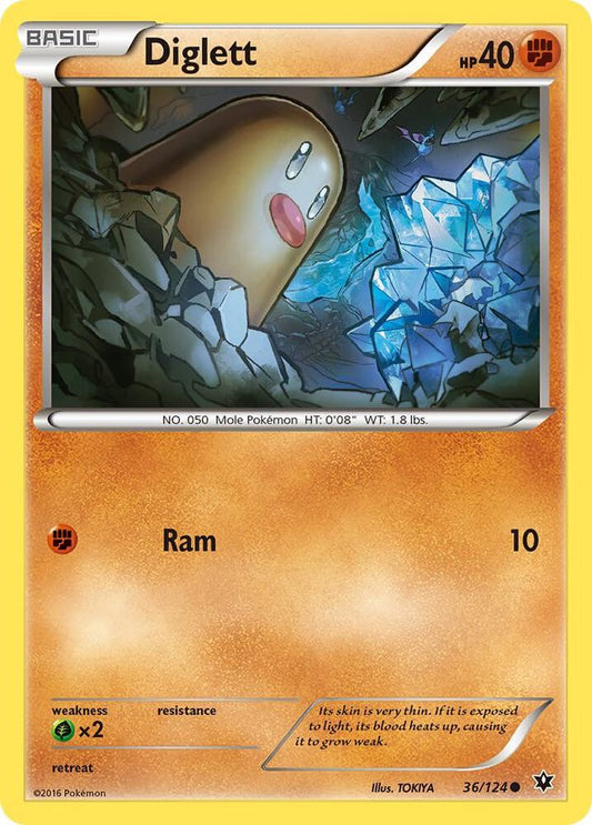 Diglett [XY - Fates Collide] 36/124