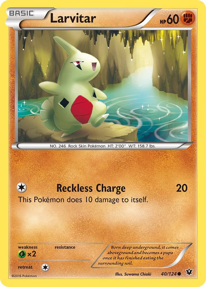 Larvitar (40) [XY - Fates Collide] 40/124