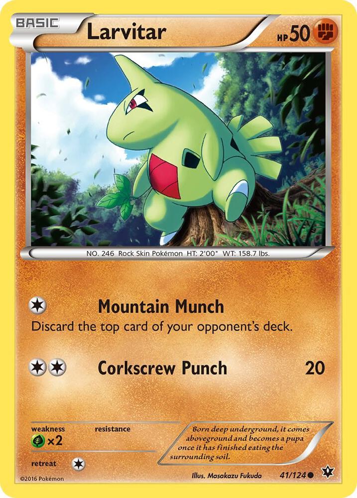 Larvitar (41) [XY - Fates Collide] 41/124