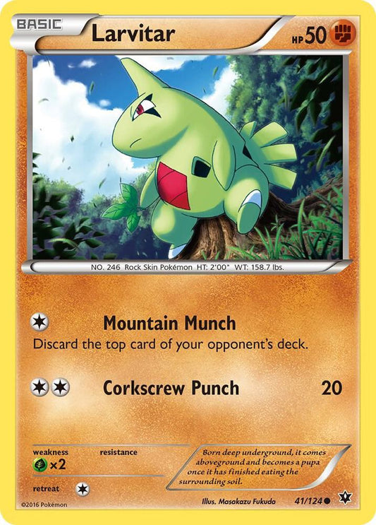 Larvitar (41) [XY - Fates Collide] 41/124