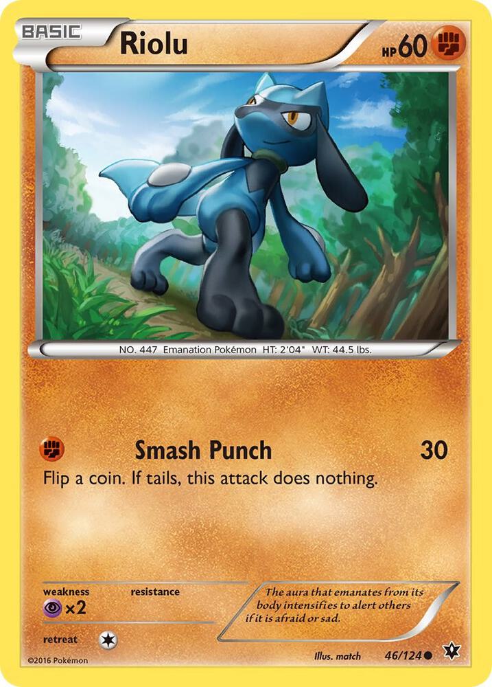 Riolu (46) [XY - Fates Collide] 46/124
