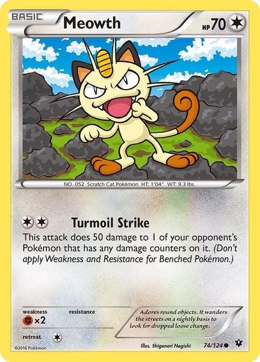 Meowth [XY - Fates Collide] 74/124