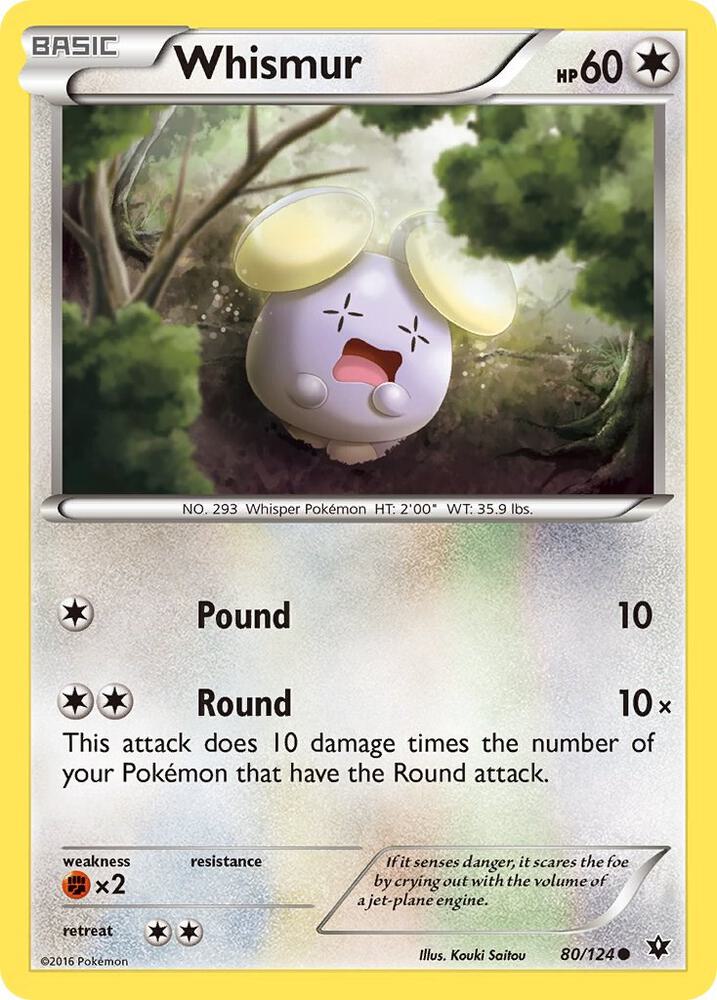Whismur [XY - Fates Collide] 80/124