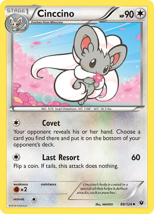 Cinccino (88) [XY - Fates Collide] 88/124