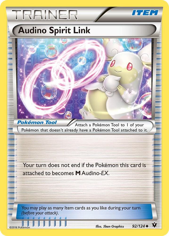 Audino Spirit Link [XY - Fates Collide] 92/124