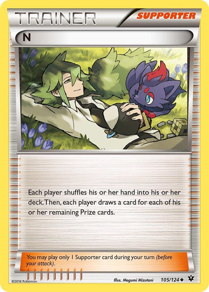 N (Supporter) [XY - Fates Collide] 105/124