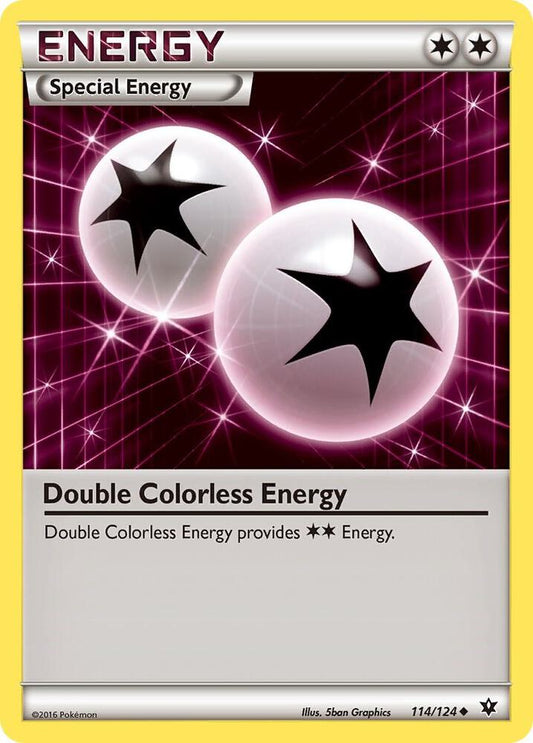 Double Colorless Energy [XY - Fates Collide] 114/124