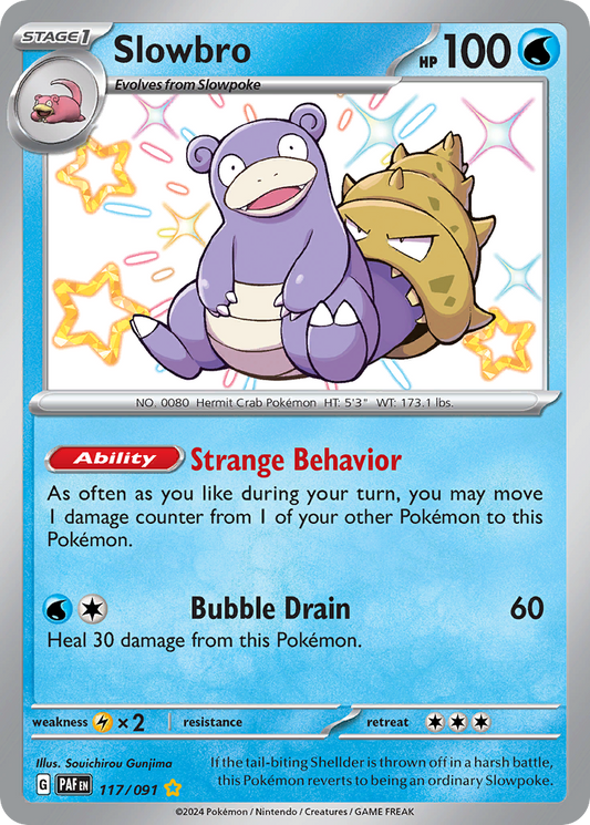 Slowbro - 117/91 Paldean Fates