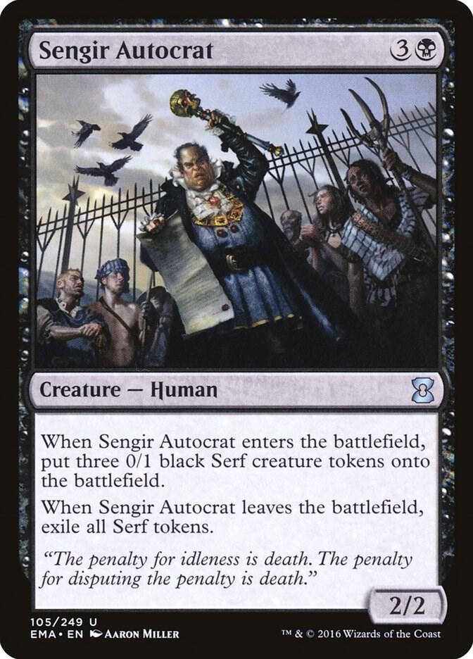 Sengir Autocrat [Eternal Masters] 105