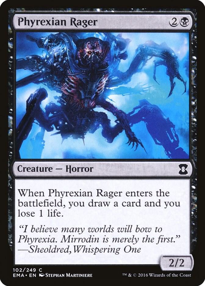 Phyrexian Rager [Eternal Masters] 102