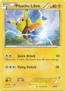 Pikachu Libre (14 - Non-Holo) [XY Trainer Kit: Pikachu Libre & Suicune] 14/30