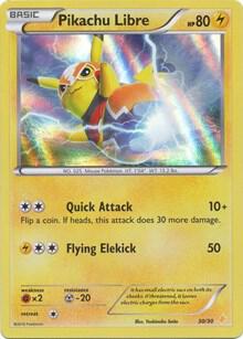 Pikachu Libre (30 - Holo) [XY Trainer Kit: Pikachu Libre & Suicune] 30/30