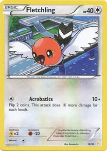 Fletchling [XY Trainer Kit: Pikachu Libre & Suicune] 16/30