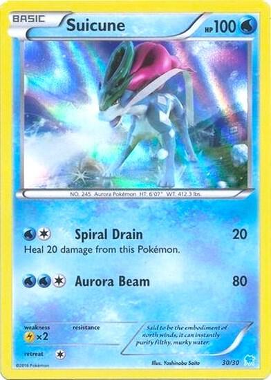 Suicune (30 - Holo) [XY Trainer Kit: Pikachu Libre & Suicune] 30/30