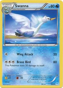 Swanna (27) [XY Trainer Kit: Pikachu Libre & Suicune] 27/30