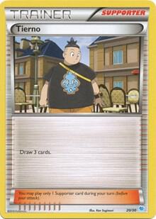 Tierno (29 - Suicune Deck) [XY Trainer Kit: Pikachu Libre & Suicune] 29/30