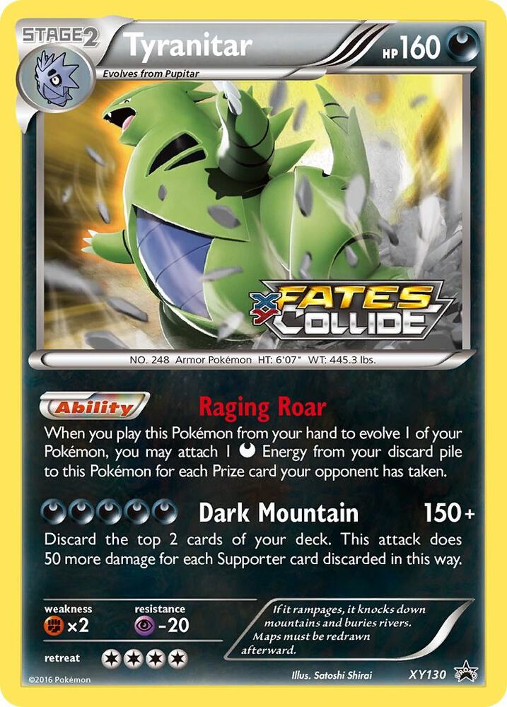 Tyranitar (Prerelease) [XY Promos] XY130