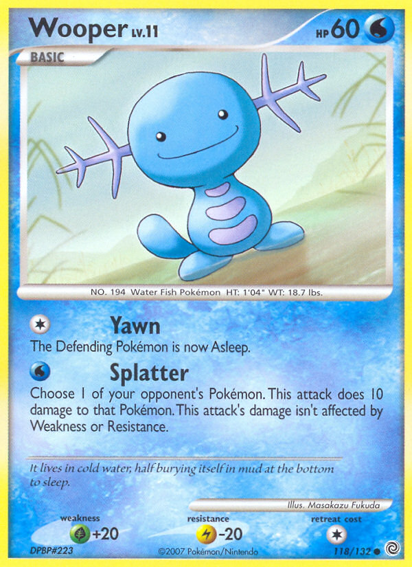 Wooper - 118/132 Secret Wonders