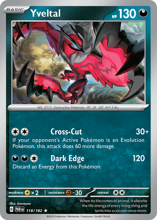 Yveltal - 118/182 Paradox Rift