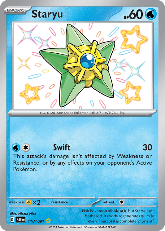 Staryu - 118/91 Paldean Fates