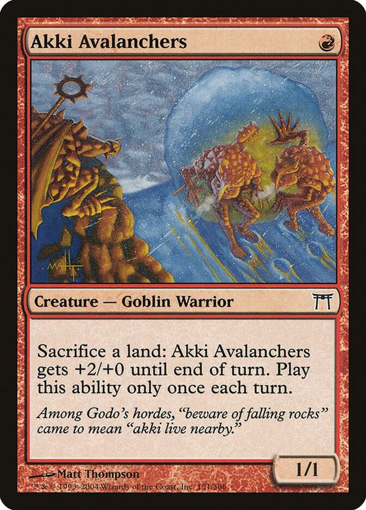 Akki Avalanchers [Champions of Kamigawa] 151