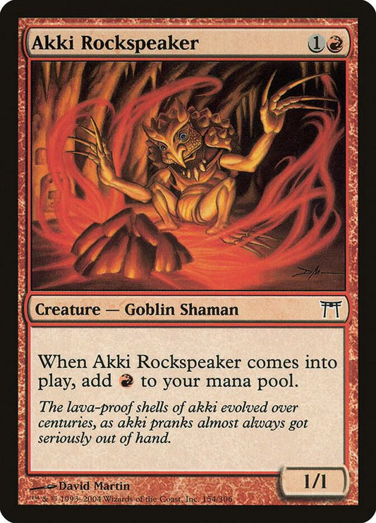 Akki Rockspeaker [Champions of Kamigawa] 154
