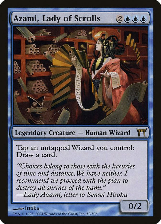 Azami, Lady of Scrolls [Champions of Kamigawa] 52