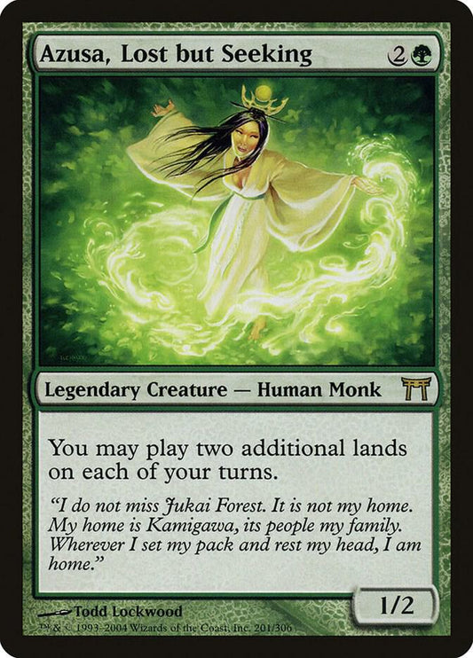 Azusa, Lost but Seeking [Champions of Kamigawa] 201