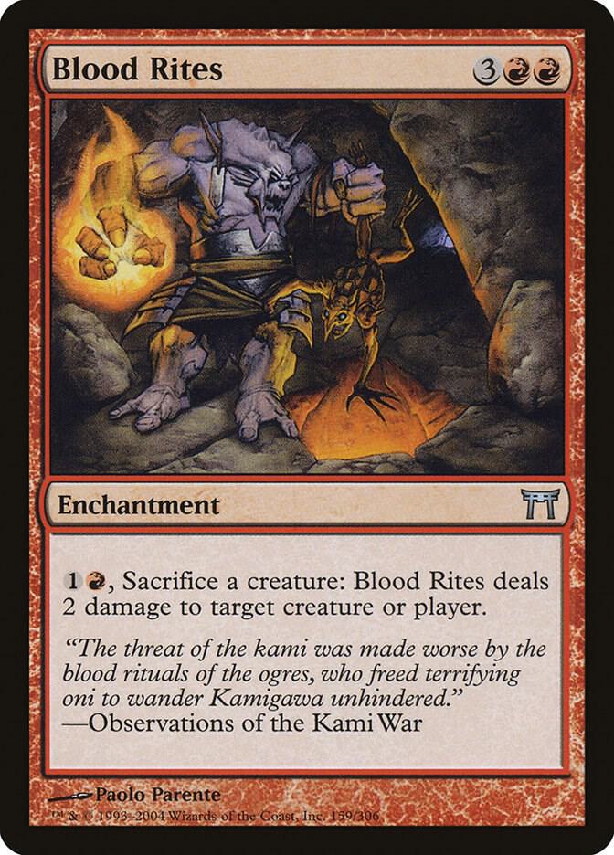 Blood Rites [Champions of Kamigawa] 159
