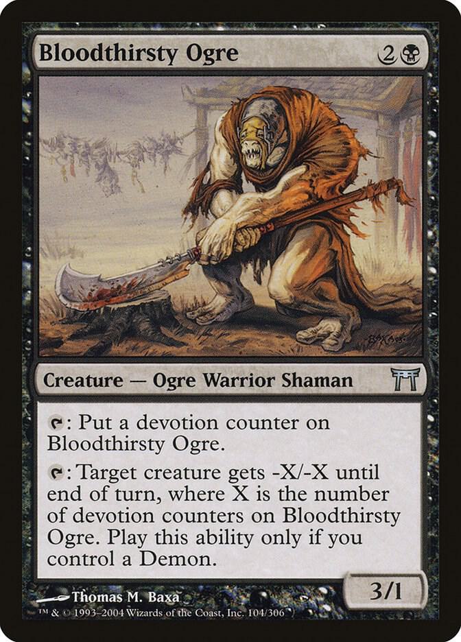 Bloodthirsty Ogre [Champions of Kamigawa] 104