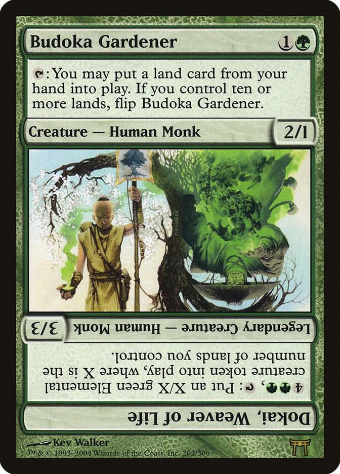 Budoka Gardener // Dokai, Weaver of Life [Champions of Kamigawa] 202