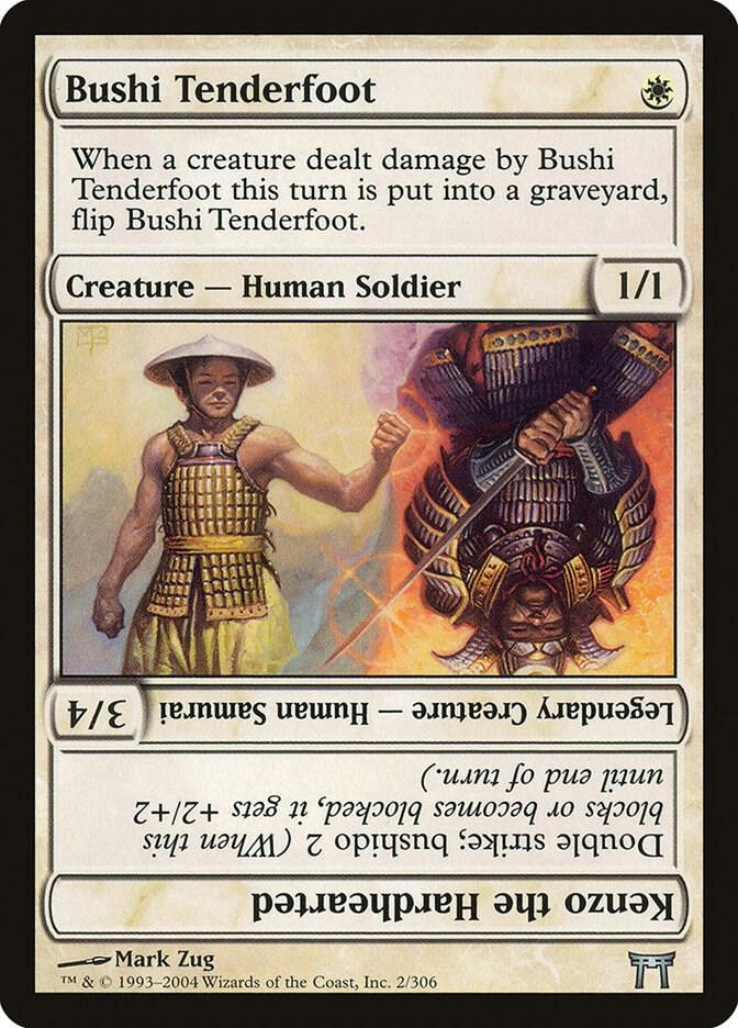 Bushi Tenderfoot // Kenzo the Hardhearted [Champions of Kamigawa] 2