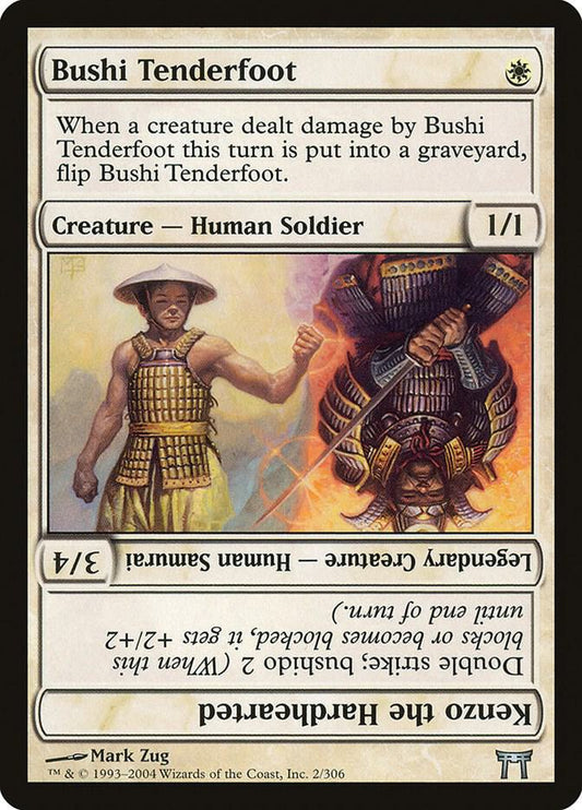 Bushi Tenderfoot // Kenzo the Hardhearted [Champions of Kamigawa] 2
