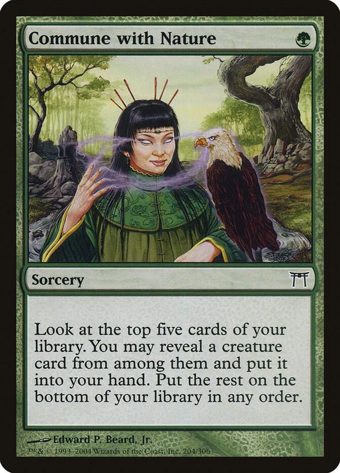 Commune with Nature [Champions of Kamigawa] 204