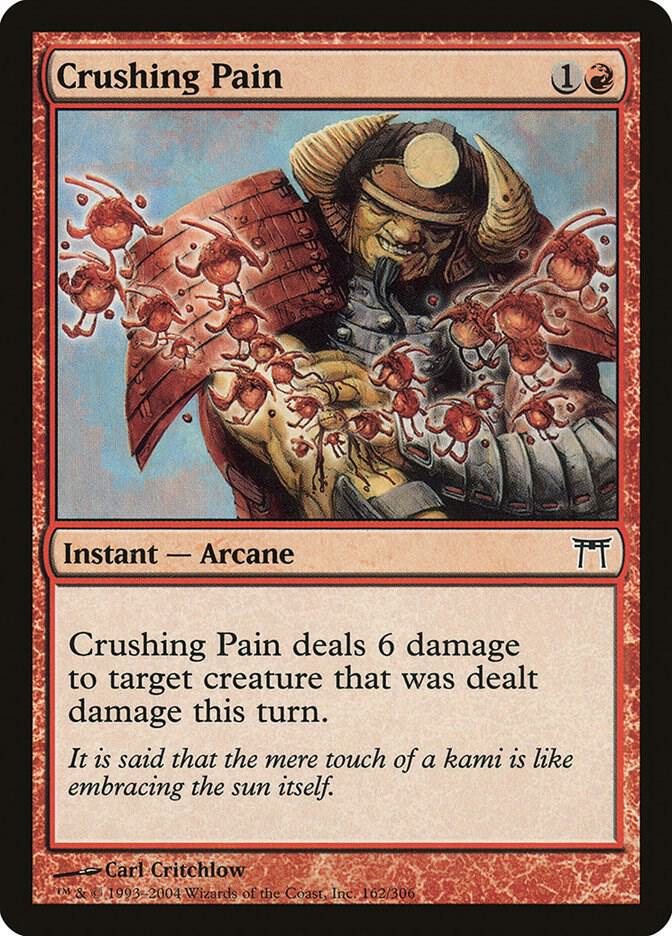 Crushing Pain [Champions of Kamigawa] 162