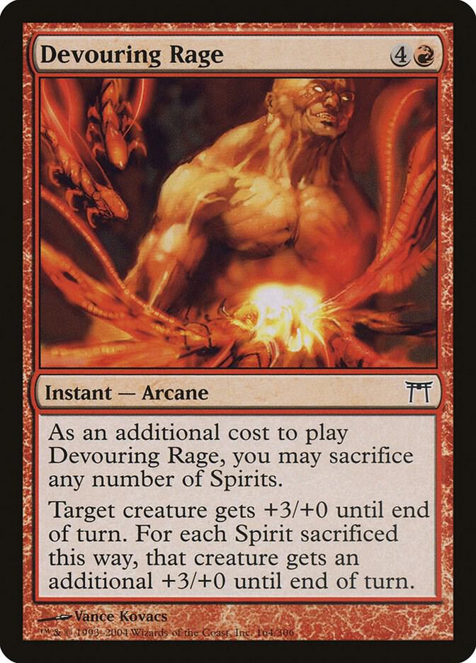 Devouring Rage [Champions of Kamigawa] 164