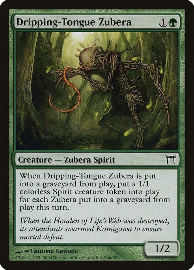 Dripping-Tongue Zubera [Champions of Kamigawa] 206