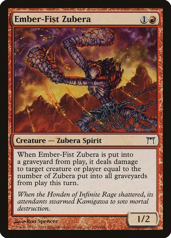 Ember-Fist Zubera [Champions of Kamigawa] 166