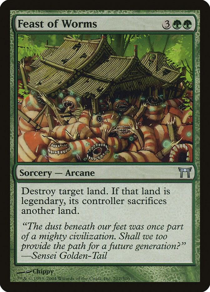 Feast of Worms [Champions of Kamigawa] 207