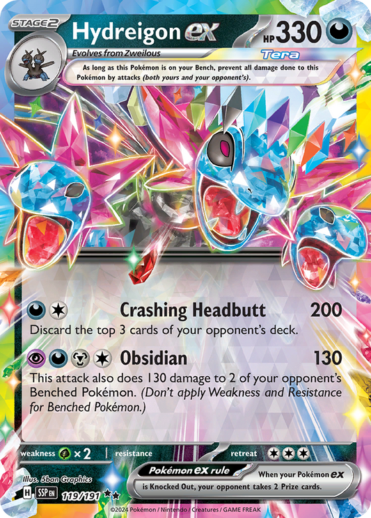 Hydreigon ex - 119/191 Surging Sparks