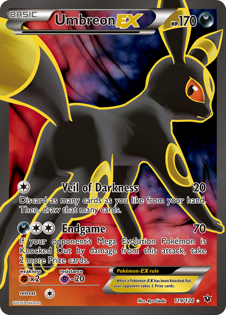 Umbreon-EX - 119/124 Fates Collide