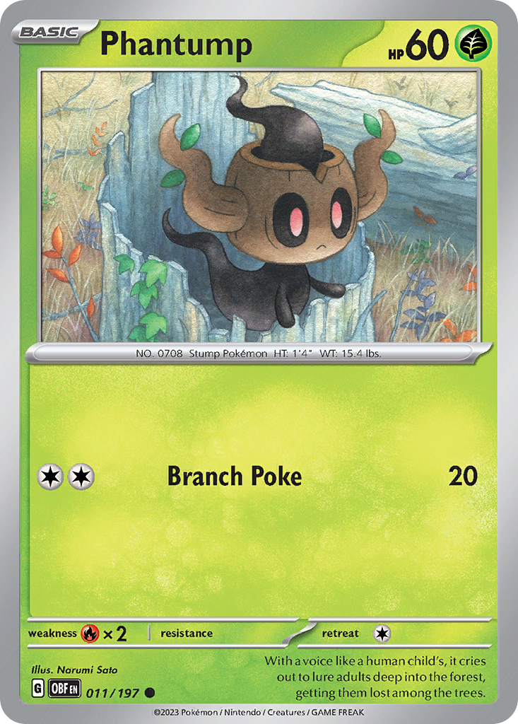 Phantump - 11/197 Obsidian Flames