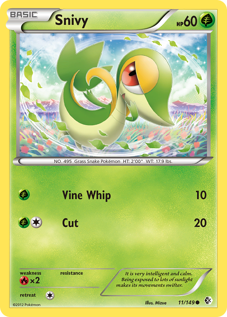 Snivy - 11/149 Boundaries Crossed